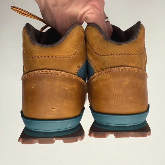 Danner EUC Jag II Waterproof Brown Deep Teal Lace Up Hiking Boots women 8.5 - Picture 5 of 8